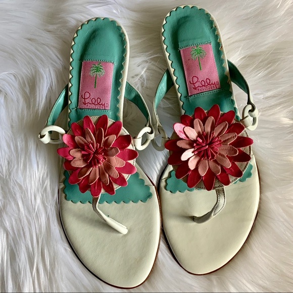 Lilly Pulitzer Shoes - LILLY PULITZER vintage leather sandals women’s 8